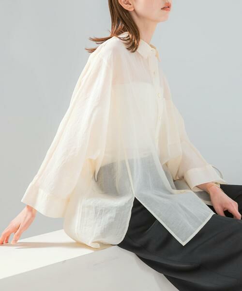 URBAN RESEARCH ROSSO / アーバンリサーチ ロッソ シャツ・ブラウス | シアーコットンドルマンシャツ | 詳細17