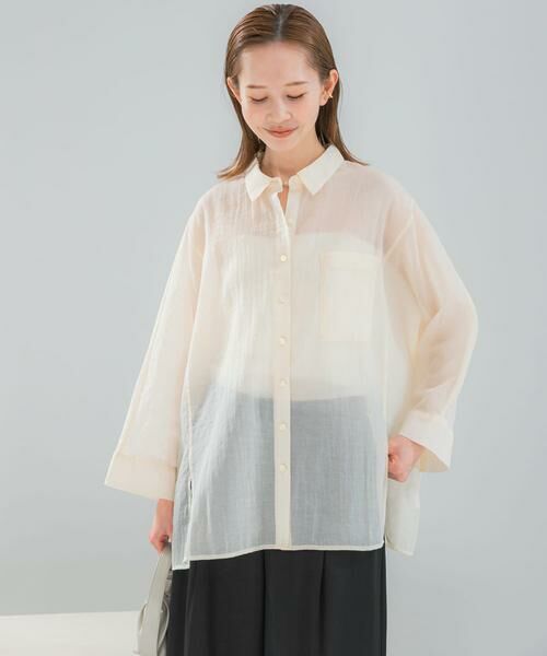 URBAN RESEARCH ROSSO / アーバンリサーチ ロッソ シャツ・ブラウス | シアーコットンドルマンシャツ | 詳細18