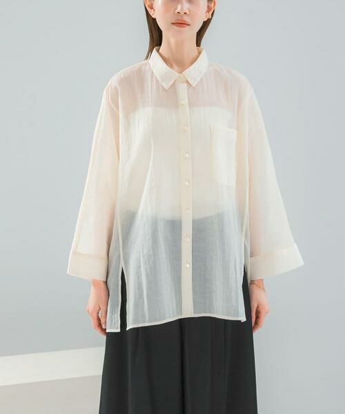 URBAN RESEARCH ROSSO / アーバンリサーチ ロッソ シャツ・ブラウス | シアーコットンドルマンシャツ | 詳細22