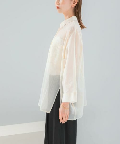 URBAN RESEARCH ROSSO / アーバンリサーチ ロッソ シャツ・ブラウス | シアーコットンドルマンシャツ | 詳細23