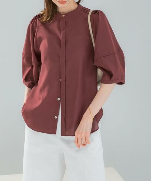 URBAN RESEARCH ROSSO / アーバンリサーチ ロッソ シャツ・ブラウス | 『WEB/一部店舗限定』UVカットウォッシャブルリネン混シャツ ブラウス | 詳細8