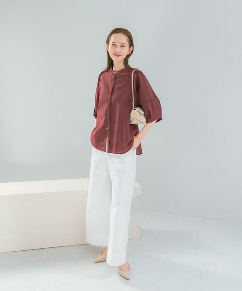 URBAN RESEARCH ROSSO / アーバンリサーチ ロッソ シャツ・ブラウス | 『WEB/一部店舗限定』UVカットウォッシャブルリネン混シャツ ブラウス | 詳細12