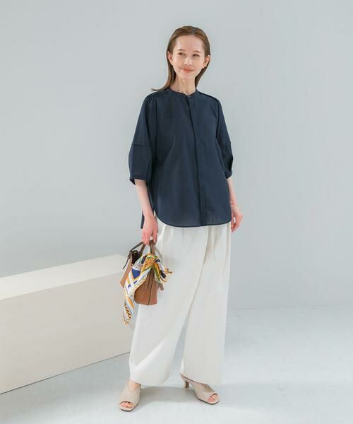 URBAN RESEARCH ROSSO / アーバンリサーチ ロッソ シャツ・ブラウス | 『WEB/一部店舗限定』UVカットウォッシャブルリネン混シャツ ブラウス | 詳細19