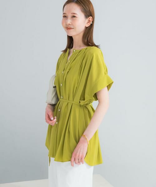 URBAN RESEARCH ROSSO / アーバンリサーチ ロッソ シャツ・ブラウス | 『一部WEB限定カラー』タックデザインブラウス | 詳細4