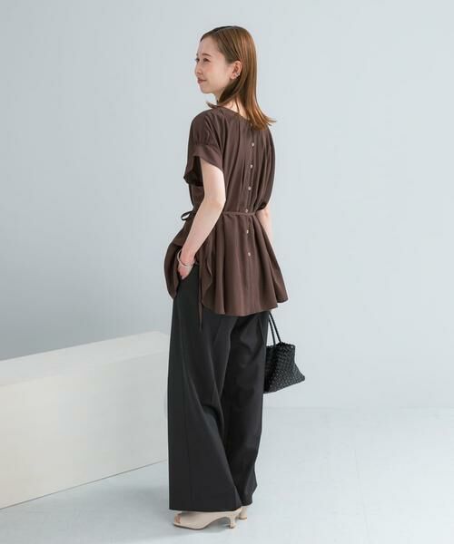 URBAN RESEARCH ROSSO / アーバンリサーチ ロッソ シャツ・ブラウス | 『一部WEB限定カラー』タックデザインブラウス | 詳細13