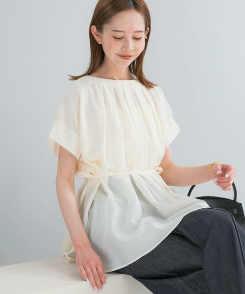URBAN RESEARCH ROSSO / アーバンリサーチ ロッソ シャツ・ブラウス | 『一部WEB限定カラー』タックデザインブラウス | 詳細30