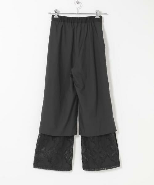 URBAN RESEARCH ROSSO / アーバンリサーチ ロッソ その他パンツ | パネルレースストレートイージーパンツ | 詳細22