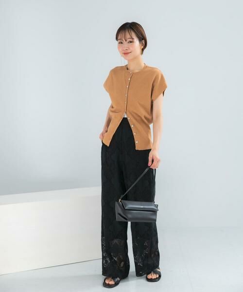 URBAN RESEARCH ROSSO / アーバンリサーチ ロッソ その他パンツ | パネルレースストレートイージーパンツ | 詳細13