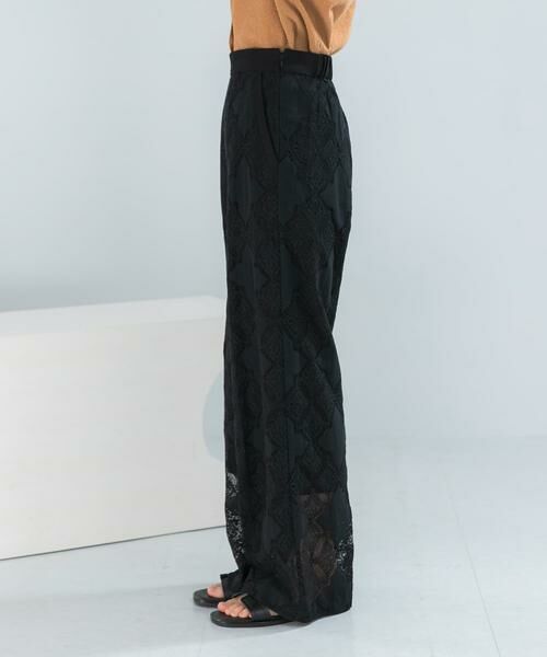 URBAN RESEARCH ROSSO / アーバンリサーチ ロッソ その他パンツ | パネルレースストレートイージーパンツ | 詳細15