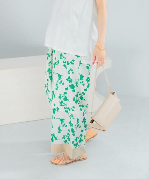 URBAN RESEARCH ROSSO / アーバンリサーチ ロッソ その他パンツ | フラワーモチーフプリントパンツ | 詳細2