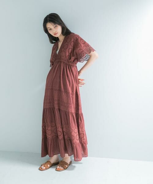 URBAN RESEARCH ROSSO / アーバンリサーチ ロッソ ワンピース | インドコットンエンブロイダリーワンピース | 詳細5