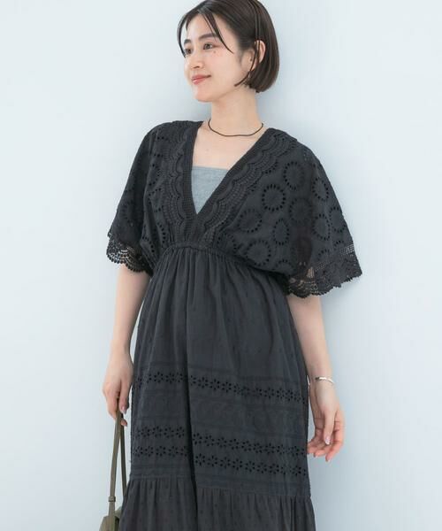 URBAN RESEARCH ROSSO / アーバンリサーチ ロッソ ワンピース | Made In Indiaエンブロイダリーワンピース | 詳細1