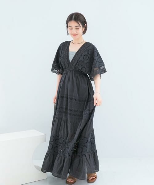 URBAN RESEARCH ROSSO / アーバンリサーチ ロッソ ワンピース | Made In Indiaエンブロイダリーワンピース | 詳細2
