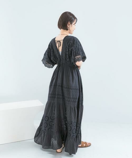 URBAN RESEARCH ROSSO / アーバンリサーチ ロッソ ワンピース | Made In Indiaエンブロイダリーワンピース | 詳細3