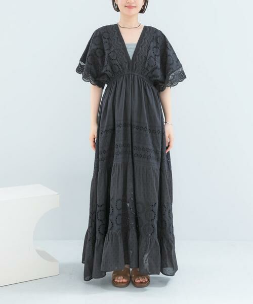 URBAN RESEARCH ROSSO / アーバンリサーチ ロッソ ワンピース | Made In Indiaエンブロイダリーワンピース | 詳細5