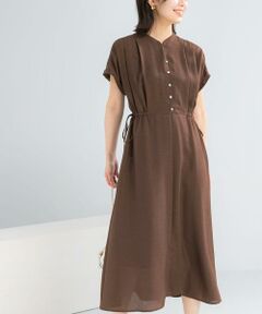 URBAN RESEARCH ROSSO / アーバンリサーチ ロッソ ワンピース | ウォッシャブルセミシアー2WAYネックワンピース