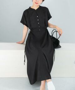 URBAN RESEARCH ROSSO / アーバンリサーチ ロッソ ワンピース | ウォッシャブルセミシアー2WAYネックワンピース