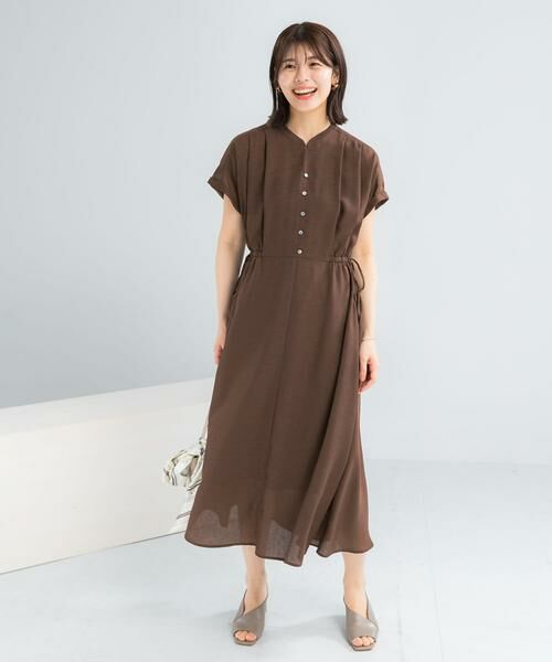 URBAN RESEARCH ROSSO / アーバンリサーチ ロッソ ワンピース | ウォッシャブルセミシアー2WAYネックワンピース | 詳細2