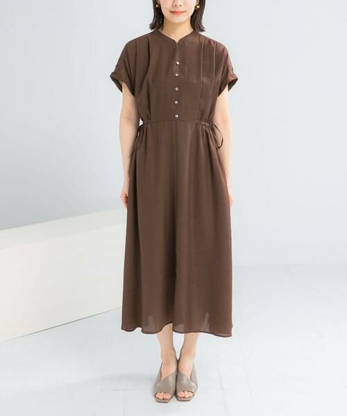 URBAN RESEARCH ROSSO / アーバンリサーチ ロッソ ワンピース | ウォッシャブルセミシアー2WAYネックワンピース | 詳細4