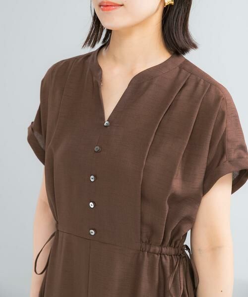 URBAN RESEARCH ROSSO / アーバンリサーチ ロッソ ワンピース | ウォッシャブルセミシアー2WAYネックワンピース | 詳細8