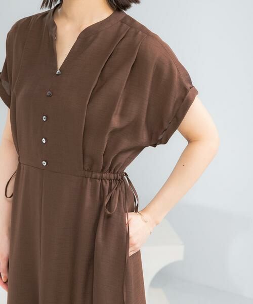 URBAN RESEARCH ROSSO / アーバンリサーチ ロッソ ワンピース | ウォッシャブルセミシアー2WAYネックワンピース | 詳細9