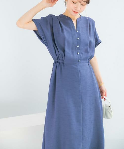 URBAN RESEARCH ROSSO / アーバンリサーチ ロッソ ワンピース | ウォッシャブルセミシアー2WAYネックワンピース | 詳細12