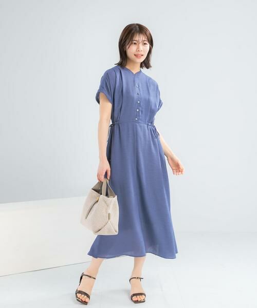 URBAN RESEARCH ROSSO / アーバンリサーチ ロッソ ワンピース | ウォッシャブルセミシアー2WAYネックワンピース | 詳細14