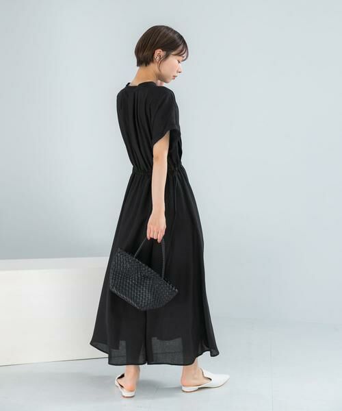 URBAN RESEARCH ROSSO / アーバンリサーチ ロッソ ワンピース | ウォッシャブルセミシアー2WAYネックワンピース | 詳細19