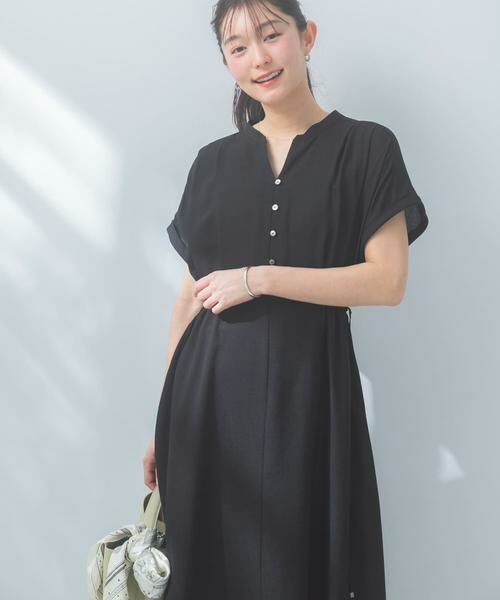 URBAN RESEARCH ROSSO / アーバンリサーチ ロッソ ワンピース | ウォッシャブルセミシアー2WAYネックワンピース | 詳細20