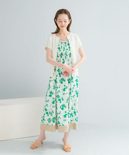 URBAN RESEARCH ROSSO / アーバンリサーチ ロッソ ワンピース | フラワーモチーフプリントキャミワンピース | 詳細2