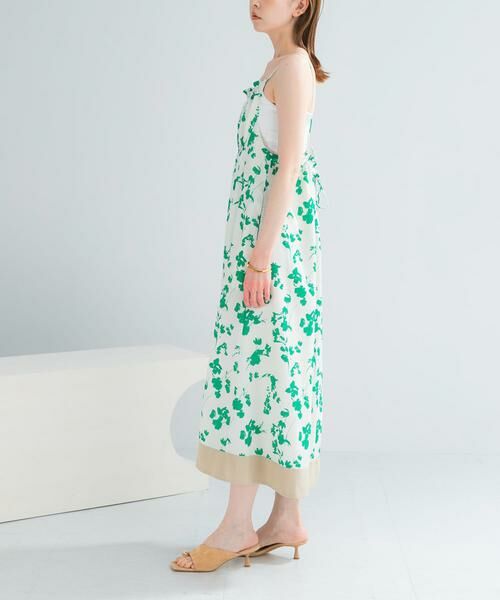 URBAN RESEARCH ROSSO / アーバンリサーチ ロッソ ワンピース | フラワーモチーフプリントキャミワンピース | 詳細5