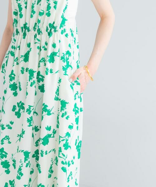 URBAN RESEARCH ROSSO / アーバンリサーチ ロッソ ワンピース | フラワーモチーフプリントキャミワンピース | 詳細7