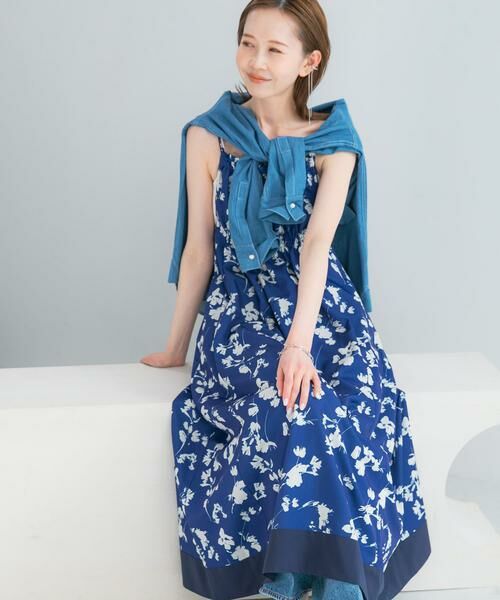 URBAN RESEARCH ROSSO / アーバンリサーチ ロッソ ワンピース | フラワーモチーフプリントキャミワンピース | 詳細13