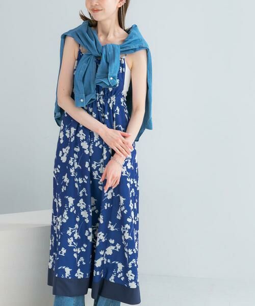 URBAN RESEARCH ROSSO / アーバンリサーチ ロッソ ワンピース | フラワーモチーフプリントキャミワンピース | 詳細14