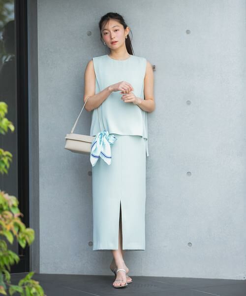 URBAN RESEARCH ROSSO / アーバンリサーチ ロッソ ドレス | バックメタルポイントストレートワンピース | 詳細1