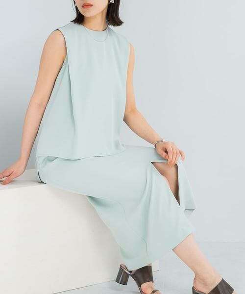 URBAN RESEARCH ROSSO / アーバンリサーチ ロッソ ドレス | バックメタルポイントストレートワンピース | 詳細4