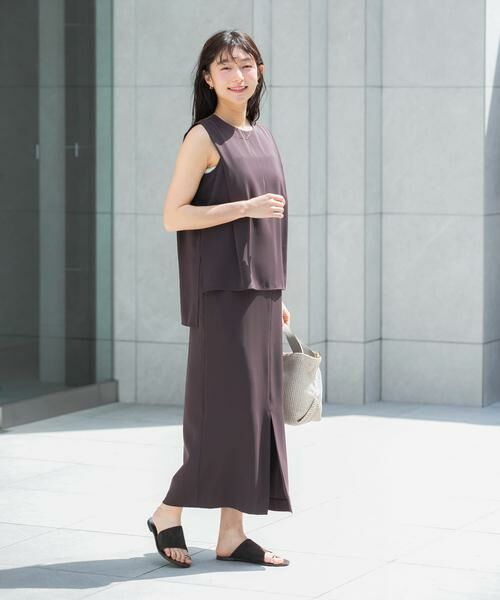 URBAN RESEARCH ROSSO / アーバンリサーチ ロッソ ドレス | バックメタルポイントストレートワンピース | 詳細10