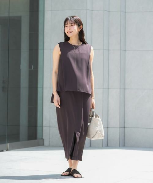 URBAN RESEARCH ROSSO / アーバンリサーチ ロッソ ドレス | バックメタルポイントストレートワンピース | 詳細12