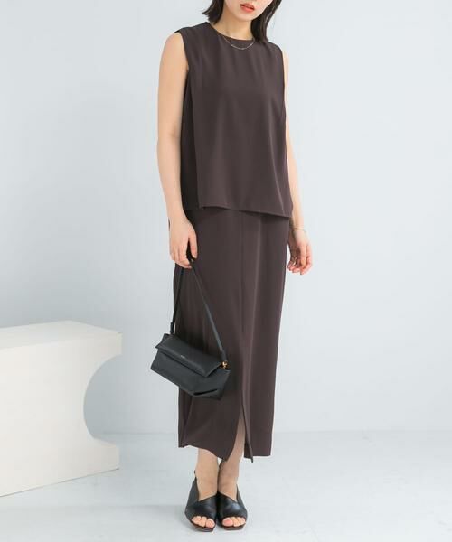 URBAN RESEARCH ROSSO / アーバンリサーチ ロッソ ドレス | バックメタルポイントストレートワンピース | 詳細13