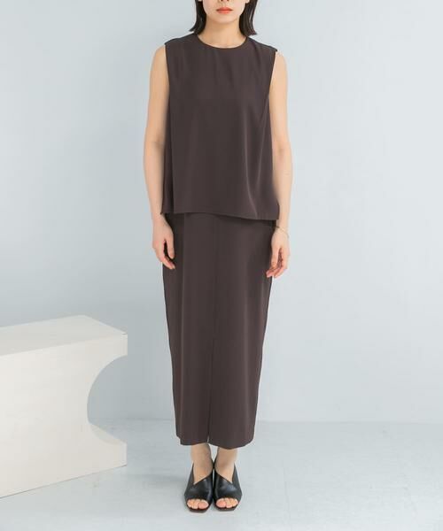 URBAN RESEARCH ROSSO / アーバンリサーチ ロッソ ドレス | バックメタルポイントストレートワンピース | 詳細17