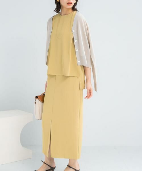 URBAN RESEARCH ROSSO / アーバンリサーチ ロッソ ドレス | バックメタルポイントストレートワンピース | 詳細26