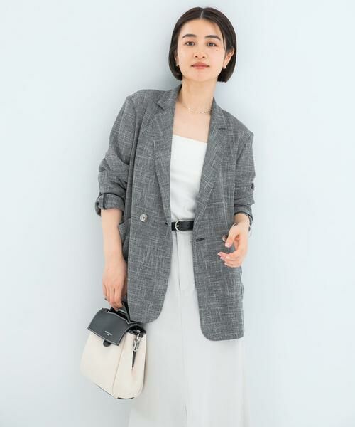 URBAN RESEARCH ROSSO / アーバンリサーチ ロッソ その他アウター | セミシアーカラミジャケット（ブラック系その他）