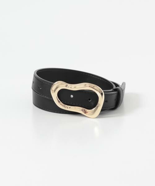 URBAN RESEARCH ROSSO / アーバンリサーチ ロッソ ベルト・サスペンダー | LE VERNIS　POIRE BELT（ブラック）