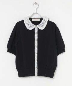 URBAN RESEARCH ROSSO / アーバンリサーチ ロッソ カーディガン・ボレロ | MARILYN MOON　LACE COLOR KNIT CARDIGAN