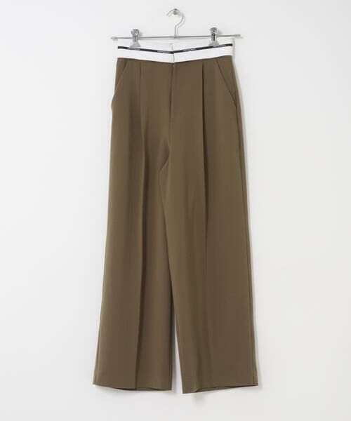 URBAN RESEARCH ROSSO / アーバンリサーチ ロッソ その他パンツ | PROTAGONISTA　MARBELT DESIGN PANTS（カーキ）