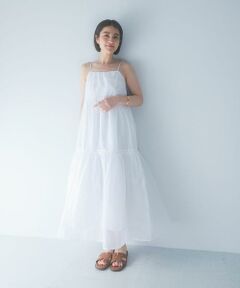 URBAN RESEARCH ROSSO / アーバンリサーチ ロッソ ワンピース | MARILYN MOON　SHEER TIERED DRESS