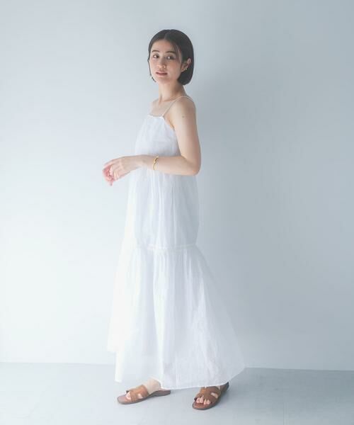 URBAN RESEARCH ROSSO / アーバンリサーチ ロッソ ワンピース | MARILYN MOON　SHEER TIERED DRESS | 詳細3