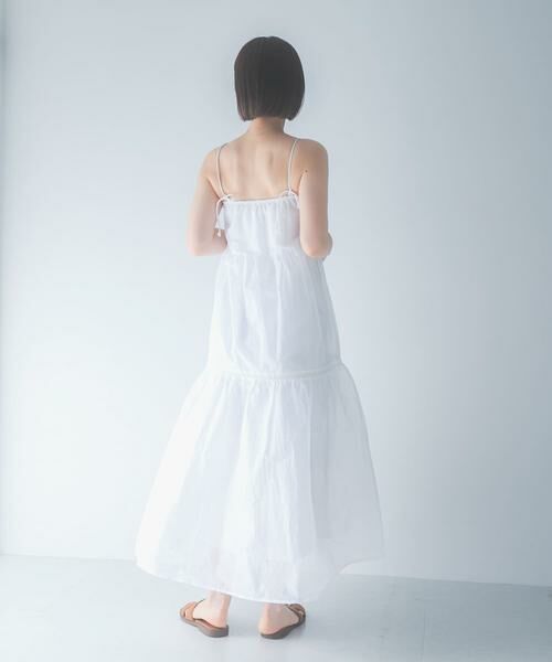 URBAN RESEARCH ROSSO / アーバンリサーチ ロッソ ワンピース | MARILYN MOON　SHEER TIERED DRESS | 詳細4