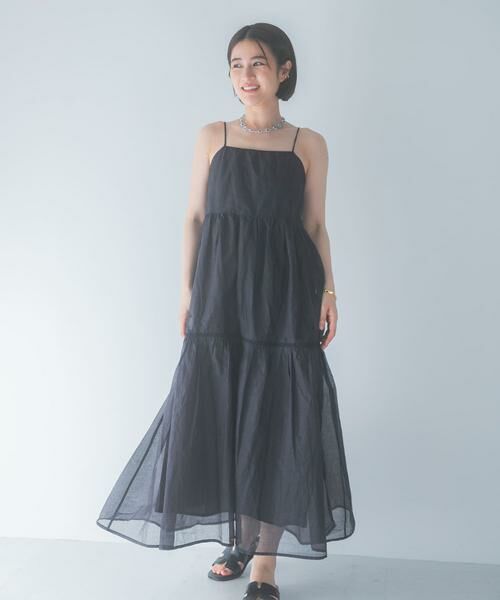 URBAN RESEARCH ROSSO / アーバンリサーチ ロッソ ワンピース | MARILYN MOON　SHEER TIERED DRESS | 詳細8