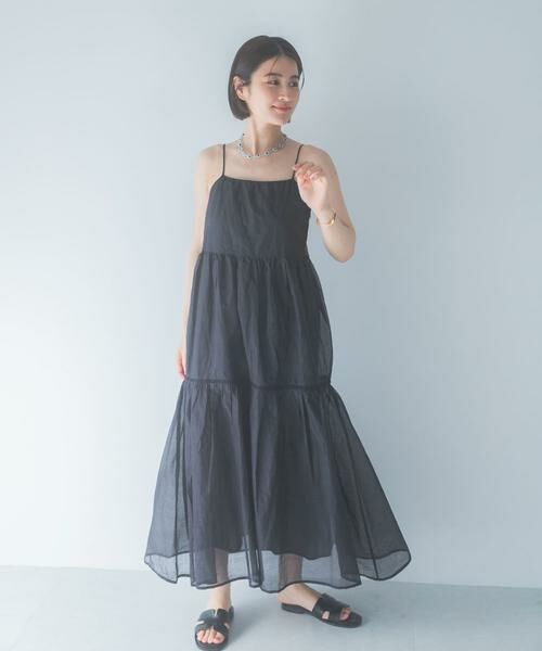 URBAN RESEARCH ROSSO / アーバンリサーチ ロッソ ワンピース | MARILYN MOON　SHEER TIERED DRESS | 詳細10